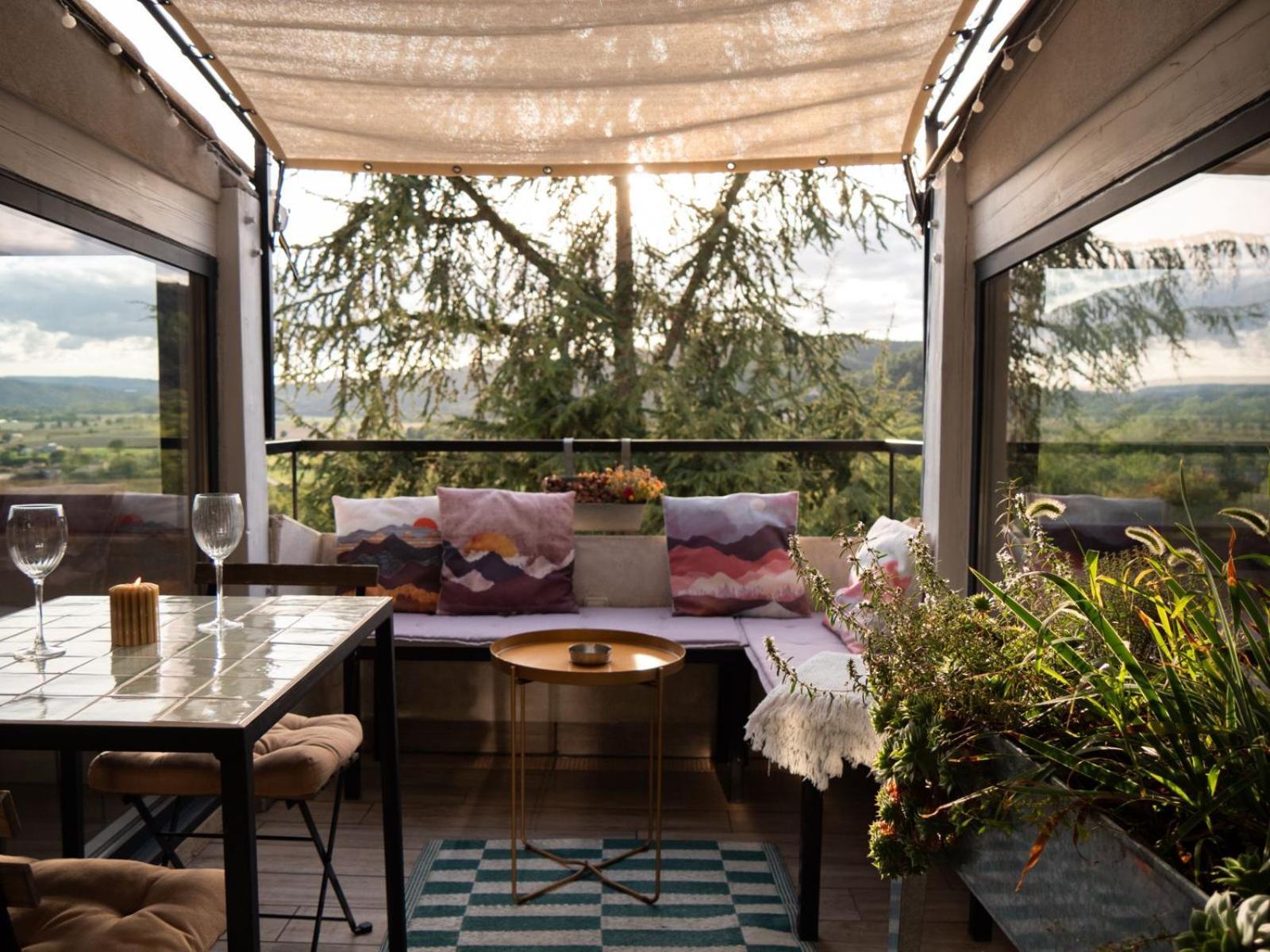Appartement Sur Les Toits, Tres Jolie Vue Provence Gréoux-les-Bains Eksteriør bilde